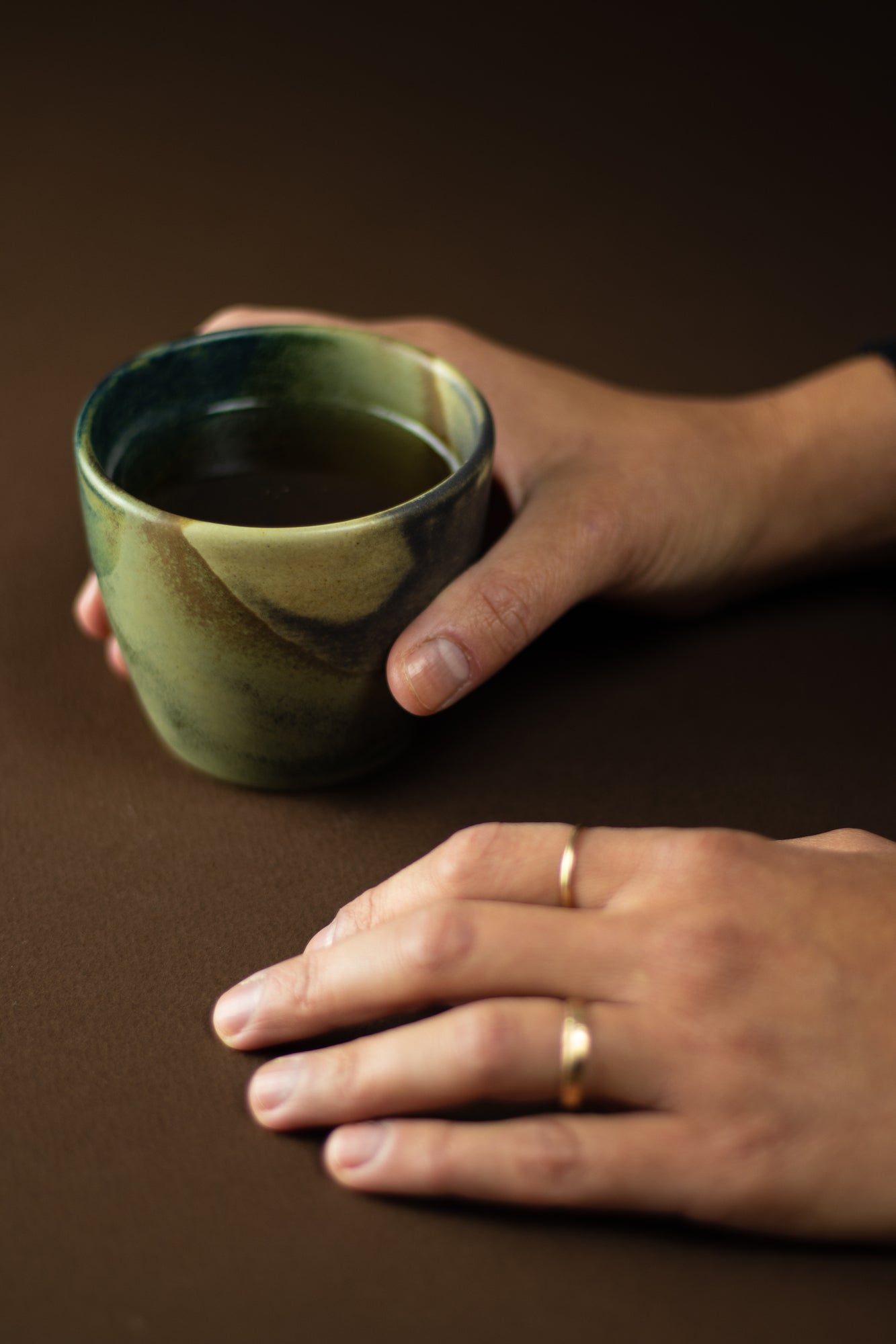 S Handmade ceramic cup